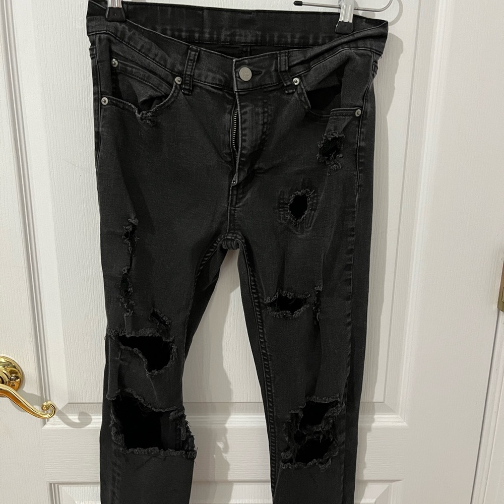 Grey jeans